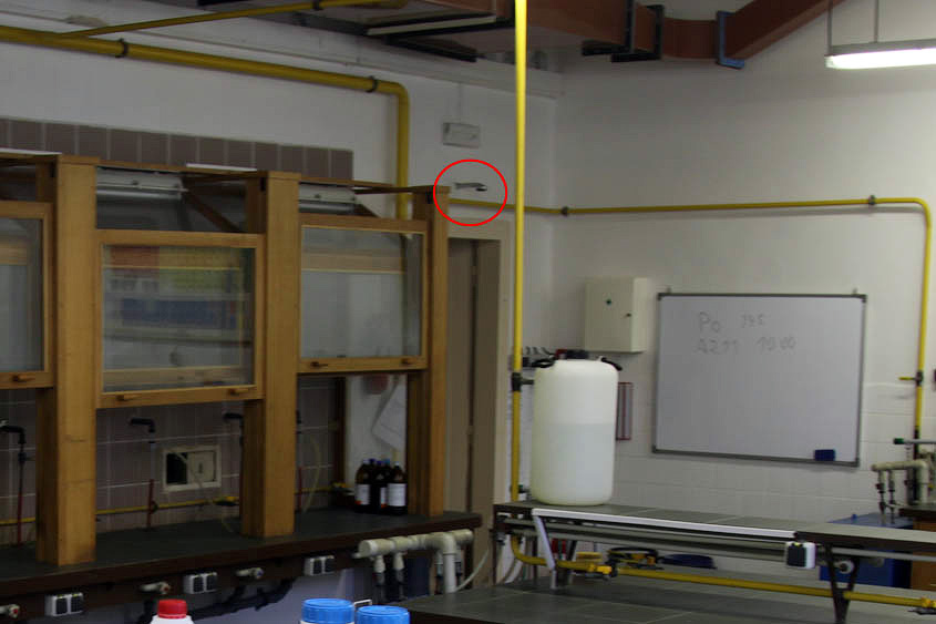 Лаборатория в Высшей школе хим. технологии в Праге (Чехия)
